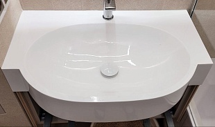 Раковина для ванной из акрила Grandex P-119 Whale White